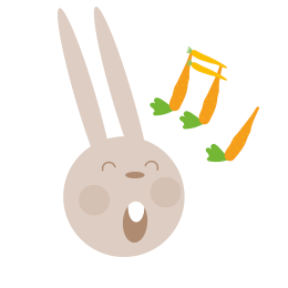Illustration de lapin chanteur