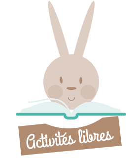 Animation de lapin lisant un livre